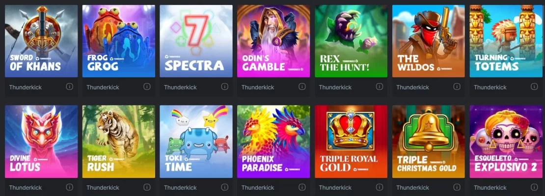 Thunderkick: Впечатляющие HTML5-слоты для казино BC Game.